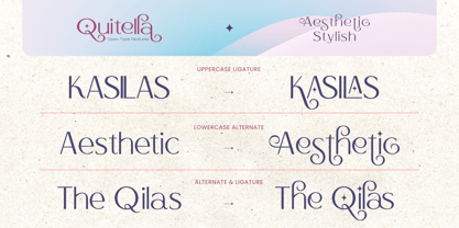 Quitella Font Poster 5