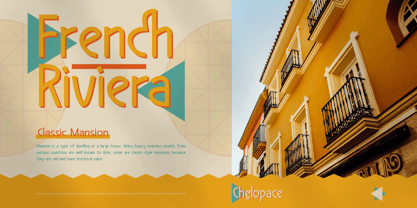 Chelopace Font Poster 7