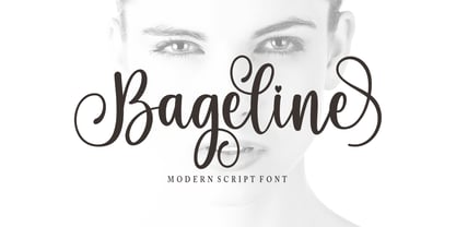 Bageline Font Poster 1