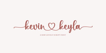 Kevin Keyla Font Poster 1