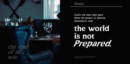 Risska Font Poster 6