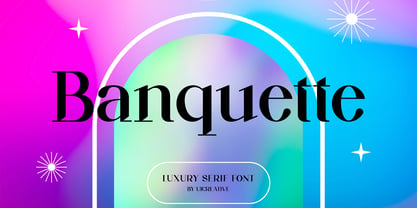 Banquette Font Poster 1