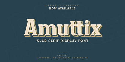 Amuttix Font Poster 1