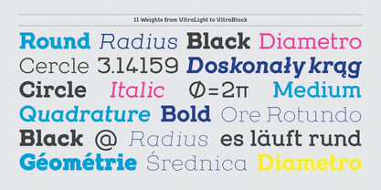 Geometrico Slab Font Poster 4