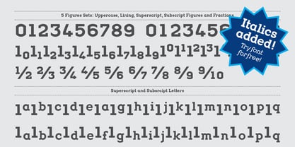 Geometrico Slab Font Poster 8