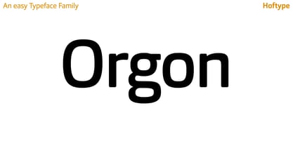 Orgon Font Poster 1