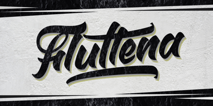 Fluttena Font Poster 1