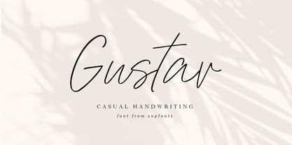 Gustav Font Poster 1