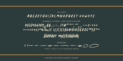 Gulmer Cottage Font Poster 12