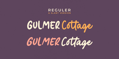 Gulmer Cottage Font Poster 4