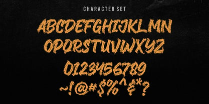 Fire Beast Font Poster 5