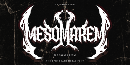 Mesomarem Font Poster 1