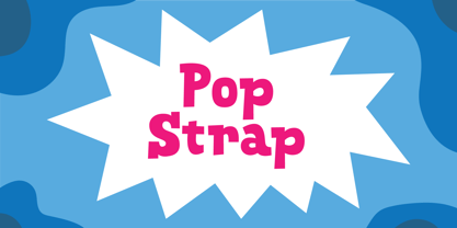 Pop Strap Font Poster 1