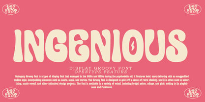Ingenious Font Poster 1