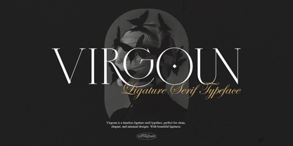 Virgoun Typeface Font Poster 1