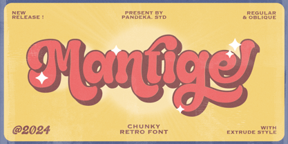 Mantige Font Poster 1