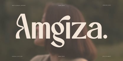 Amgiza Font Poster 1