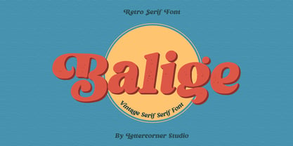 Balige Vintage Fuente Póster 1