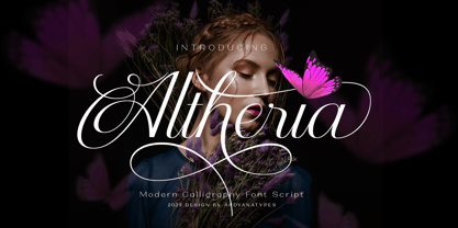 Altheria Font Poster 1