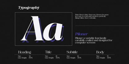 Piloner Font Poster 6