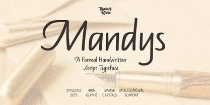 Mandys Font Poster 1