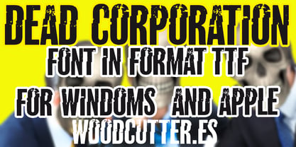 Dead Corporation Font Poster 4