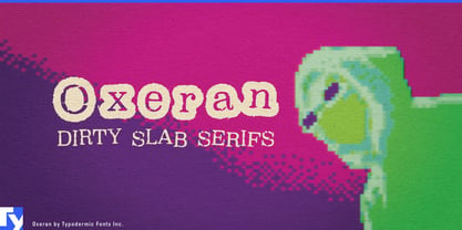 Oxeran Font Poster 1