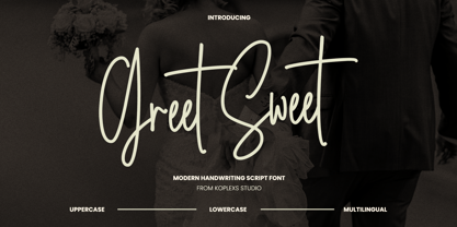 Great Sweet Font Poster 1