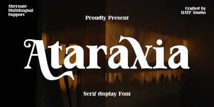 Ataraxia Font Poster 1