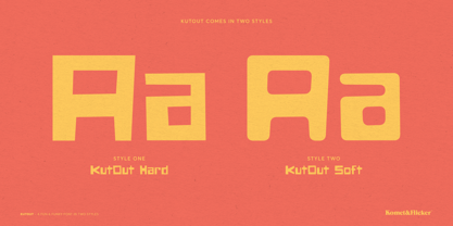 KutOut Font Poster 10