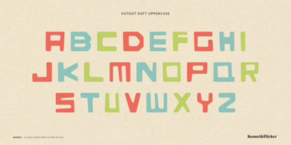 KutOut Font Poster 4