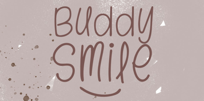 Buddy Smile Font Poster 1