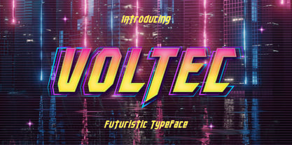 Voltec Font Poster 1