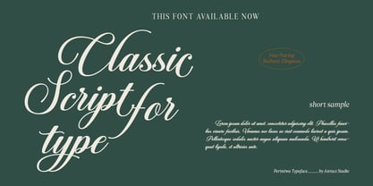 Peristiwa Script Font Poster 4
