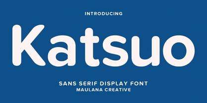 MC Katsuo Font Poster 1