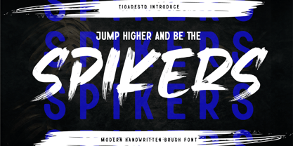 Spikers Font Poster 1