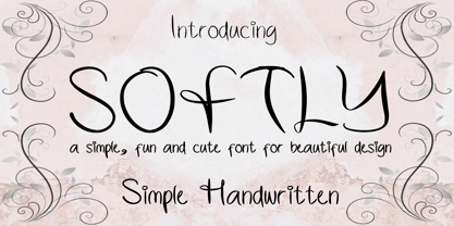 Softly Handwritten Font Poster 1