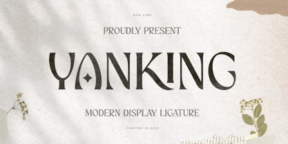 Yanking Font Poster 1