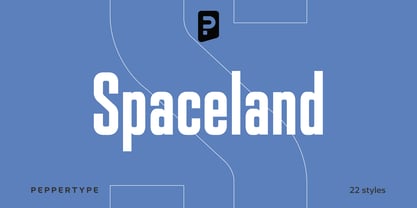 Spaceland Font Poster 1