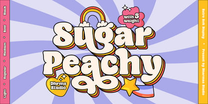 Sugar Peachy Font Poster 1