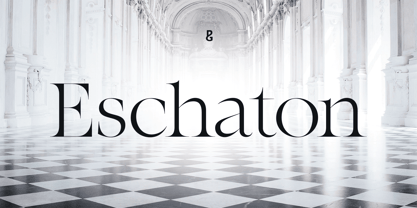 Eschaton Font Poster 1