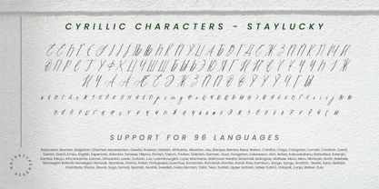 Staylucky Font Poster 9