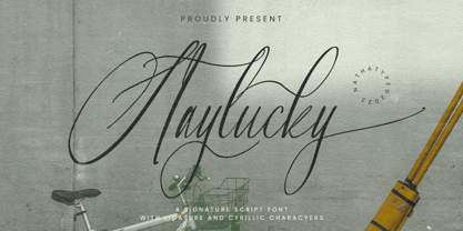 Staylucky Font Poster 1