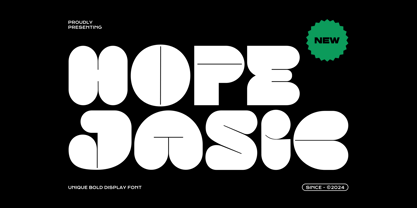 Hope Jasic Font Poster 1