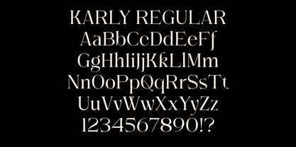 Karly Font Poster 8