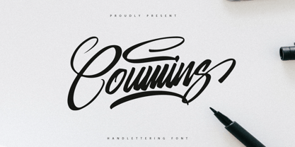 Coumins Font Poster 1