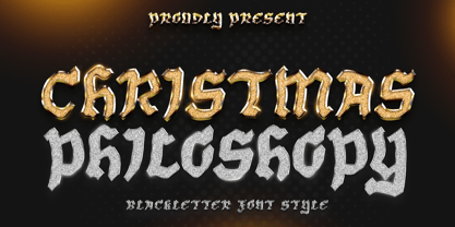 Christmas Philosophy Font Poster 1