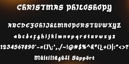 Christmas Philosophy Font Poster 5