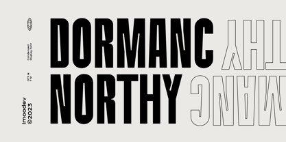 Dormanc Northy Font Poster 1