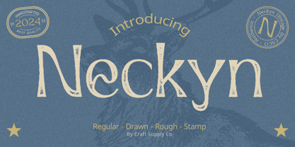 Neckyn Font Poster 11